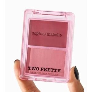 Sophia + Mabelle Two Pretty Cream and Satin Blush Duo Make Up